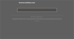 Desktop Screenshot of howtocookthat.com