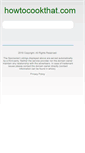 Mobile Screenshot of howtocookthat.com